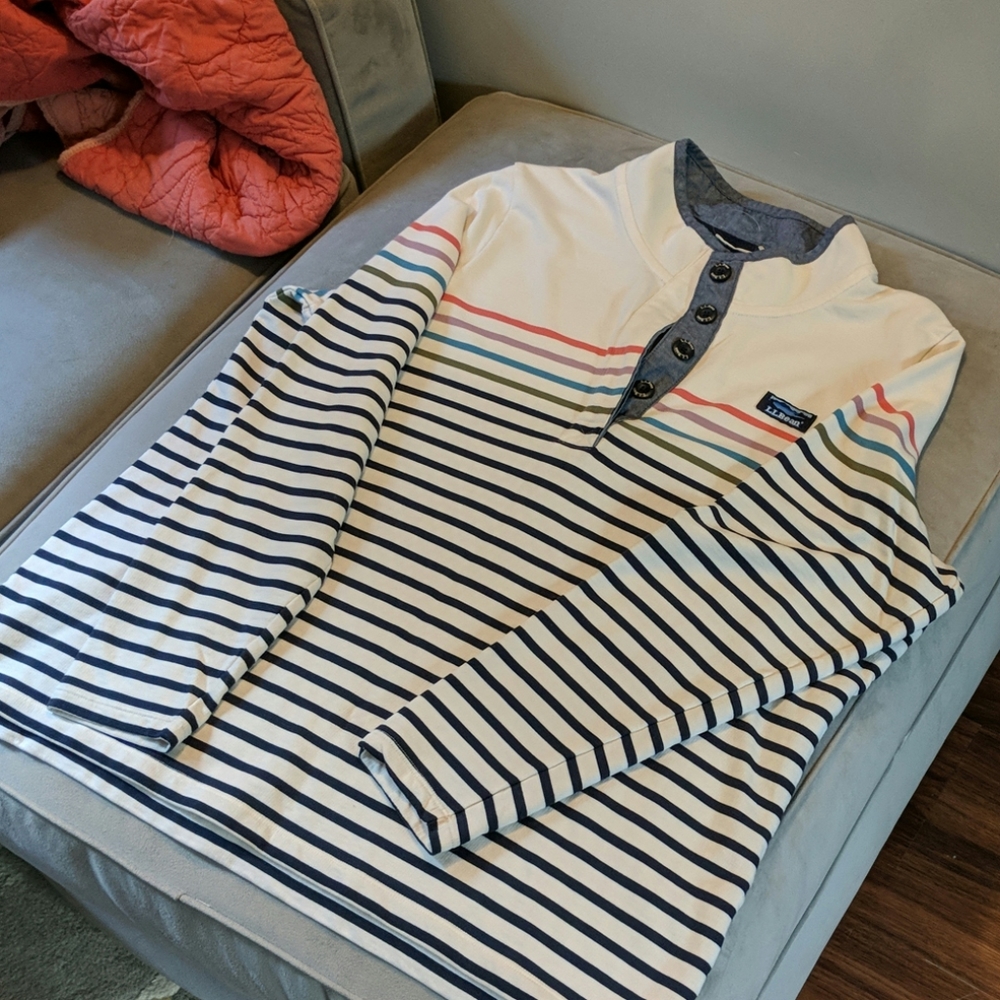 L.L. Bean Soft Cotton Rugby, Stripe